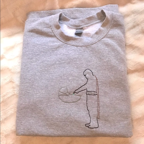 Mandalorian Embroidered Crewneck